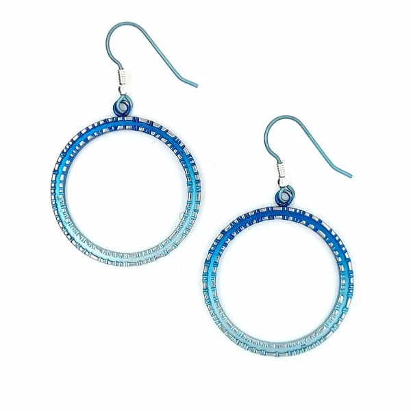 Sky blue sale color earrings